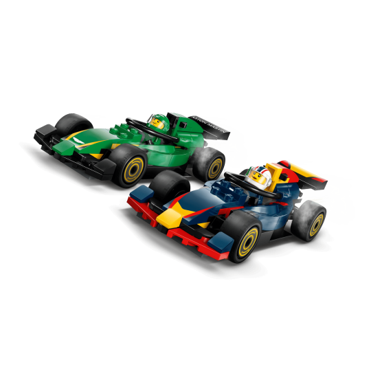 LEGO City 60445 : Camion de F1 avec voitures de F1 RB20 et AMR24