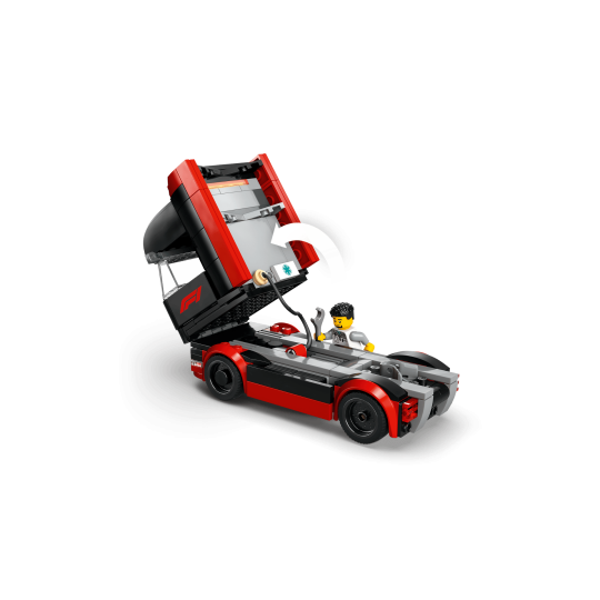 LEGO City 60445 : Camion de F1 avec voitures de F1 RB20 et AMR24