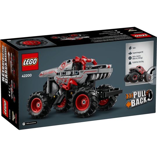LEGO Technic 42200 : Monster Jam ThunderROARus à rétrofriction