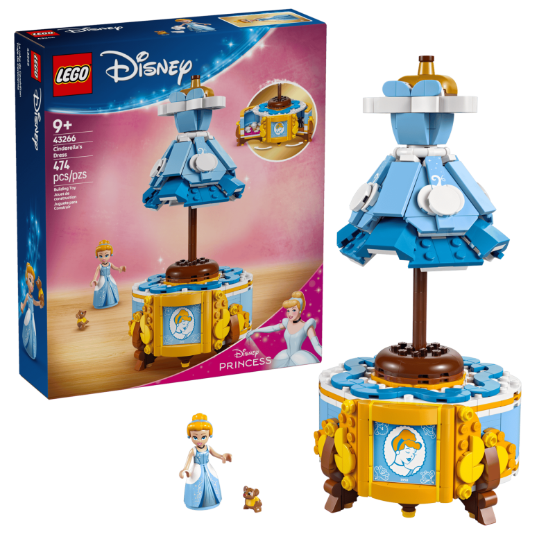 LEGO Disney 43266 : La robe de Cendrillon