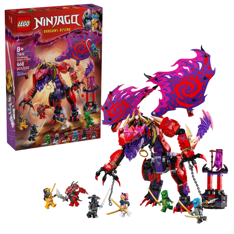 LEGO Ninjago 71832 : Croc-de-tonnerre : le dragon du chaos