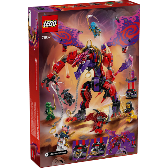 LEGO Ninjago 71832 : Croc-de-tonnerre : le dragon du chaos