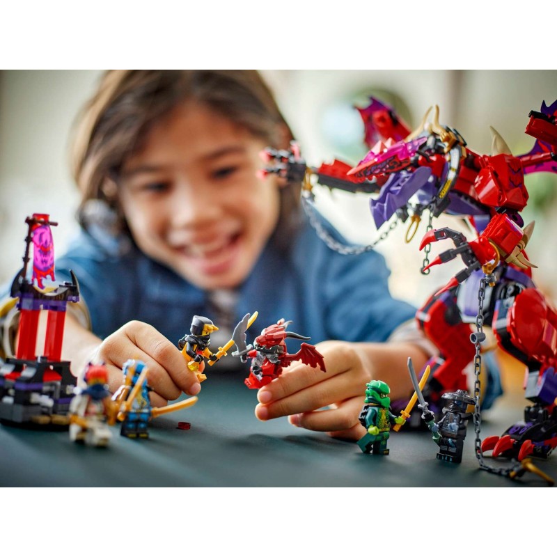 LEGO Ninjago 71832 : Croc-de-tonnerre : le dragon du chaos