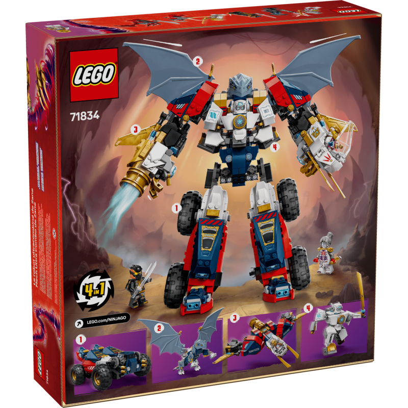 LEGO Ninjago 71834 : Le robot ultra combo de Zane