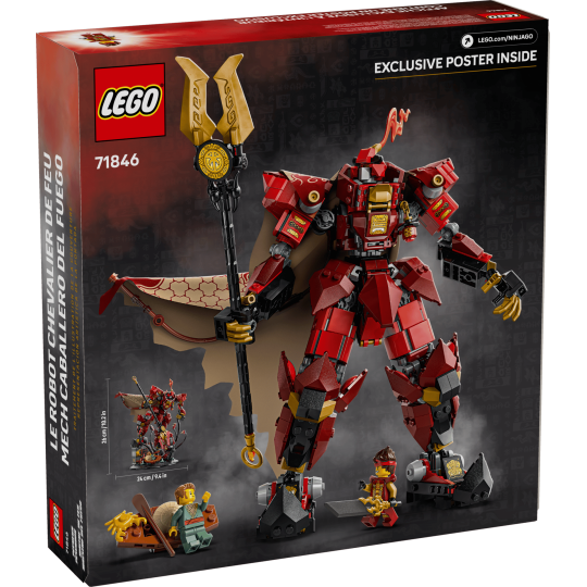 LEGO Ninjago 71846 : Le robot du chevalier de feu