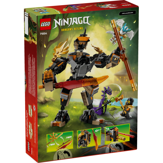 LEGO Ninjago 71854 : La mission du robot Cole et du dragon Zane
