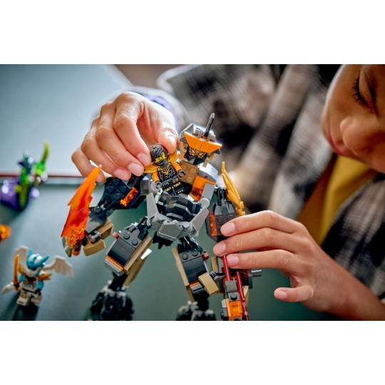 LEGO Ninjago 71854 : La mission du robot Cole et du dragon Zane
