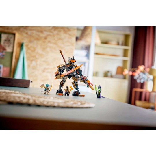 LEGO Ninjago 71854 : La mission du robot Cole et du dragon Zane