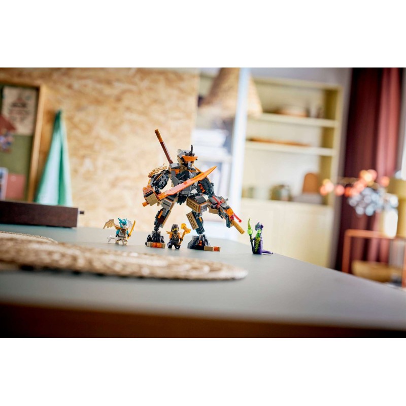 LEGO Ninjago 71854 : La mission du robot Cole et du dragon Zane