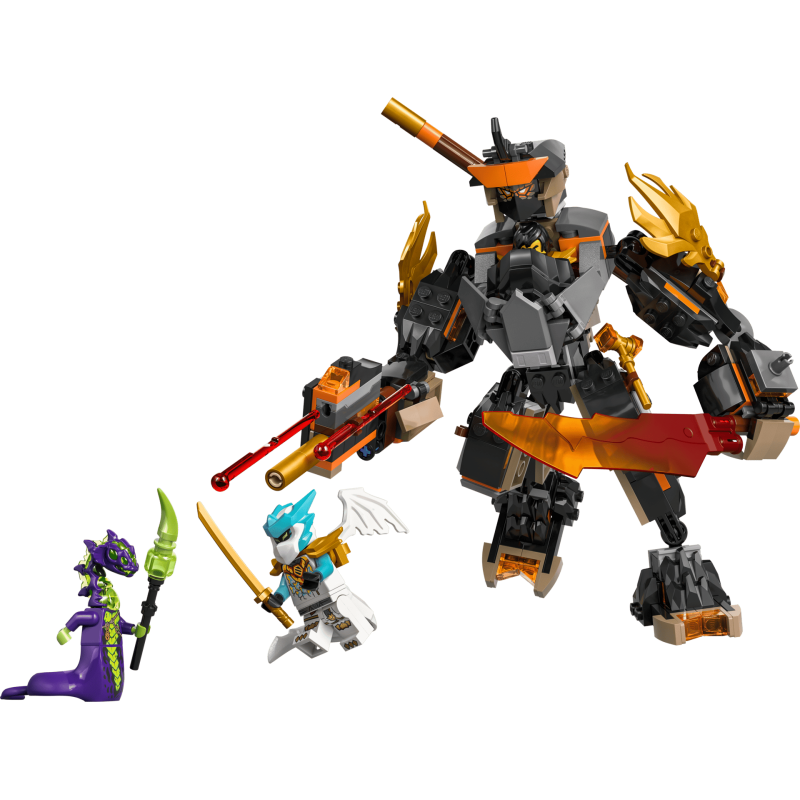 LEGO Ninjago 71854 : La mission du robot Cole et du dragon Zane