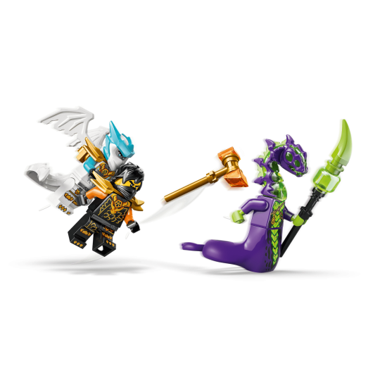 LEGO Ninjago 71854 : La mission du robot Cole et du dragon Zane