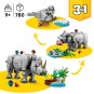 LEGO Creator 31171 : Animaux sauvages : le rhinocéros majestueux et les oiseaux