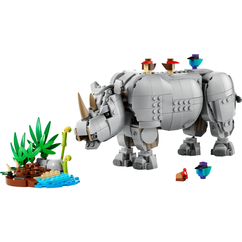 LEGO Creator 31171 : Animaux sauvages : le rhinocéros majestueux et les oiseaux