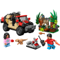 LEGO Jurassic World 76972 : Le vélociraptor et l’évasion en 4x4