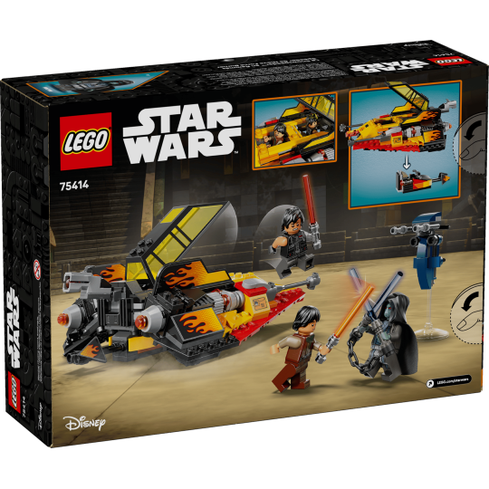 LEGO Star Wars 75414 : Le Snowspeeder en flammes