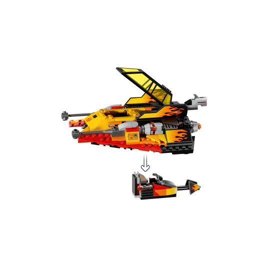 LEGO Star Wars 75414 : Le Snowspeeder en flammes