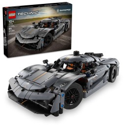 LEGO Technic 42173 : Hypercar Koenigsegg Jesko Absolut grise