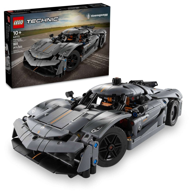 LEGO Technic 42173 : Hypercar Koenigsegg Jesko Absolut grise