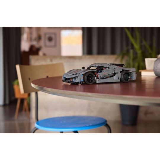 LEGO Technic 42173 : Hypercar Koenigsegg Jesko Absolut grise