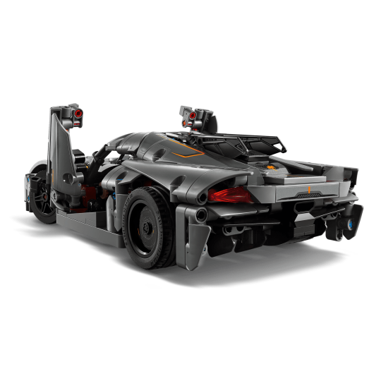 LEGO Technic 42173 : Hypercar Koenigsegg Jesko Absolut grise
