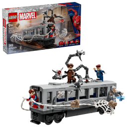 LEGO Marvel 76321 : La scène du train de Spider-Man et Docteur Octopus