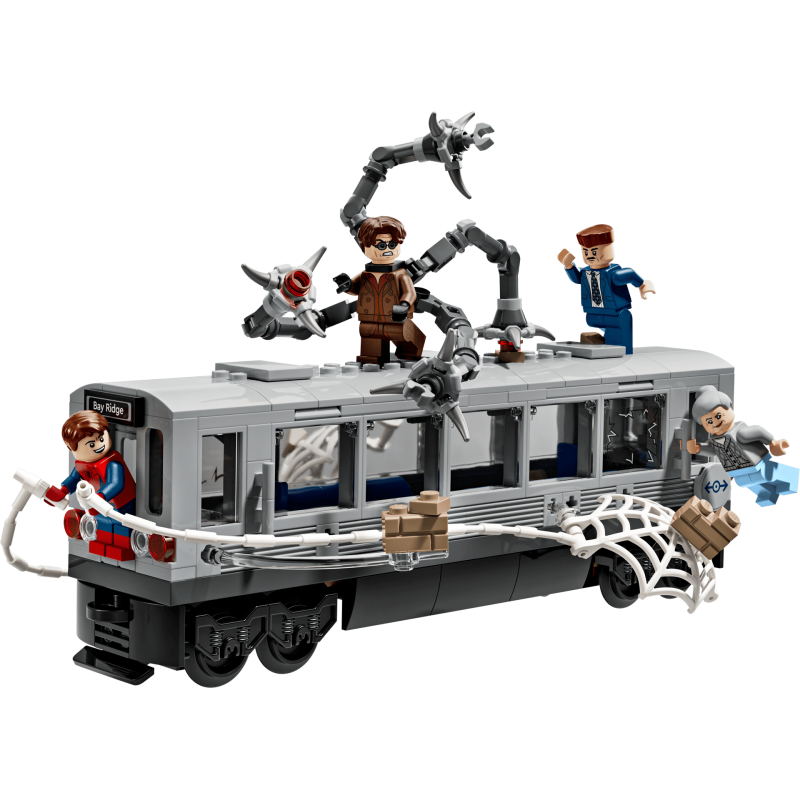 LEGO Marvel 76321 : La scène du train de Spider-Man et Docteur Octopus