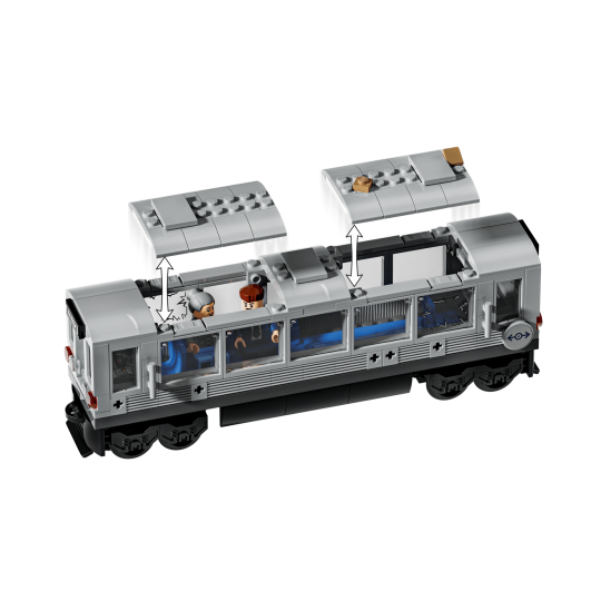 LEGO Marvel 76321 : La scène du train de Spider-Man et Docteur Octopus