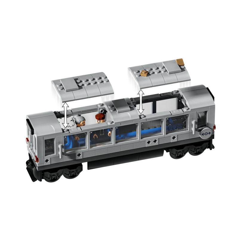 LEGO Marvel 76321 : La scène du train de Spider-Man et Docteur Octopus