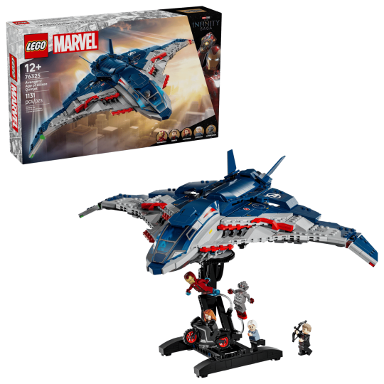 LEGO Marvel 76325 : Le Quinjet d’Avengers : L'Ère d'Ultron