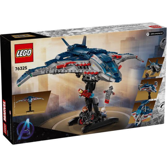 LEGO Marvel 76325 : Le Quinjet d’Avengers : L'Ère d'Ultron
