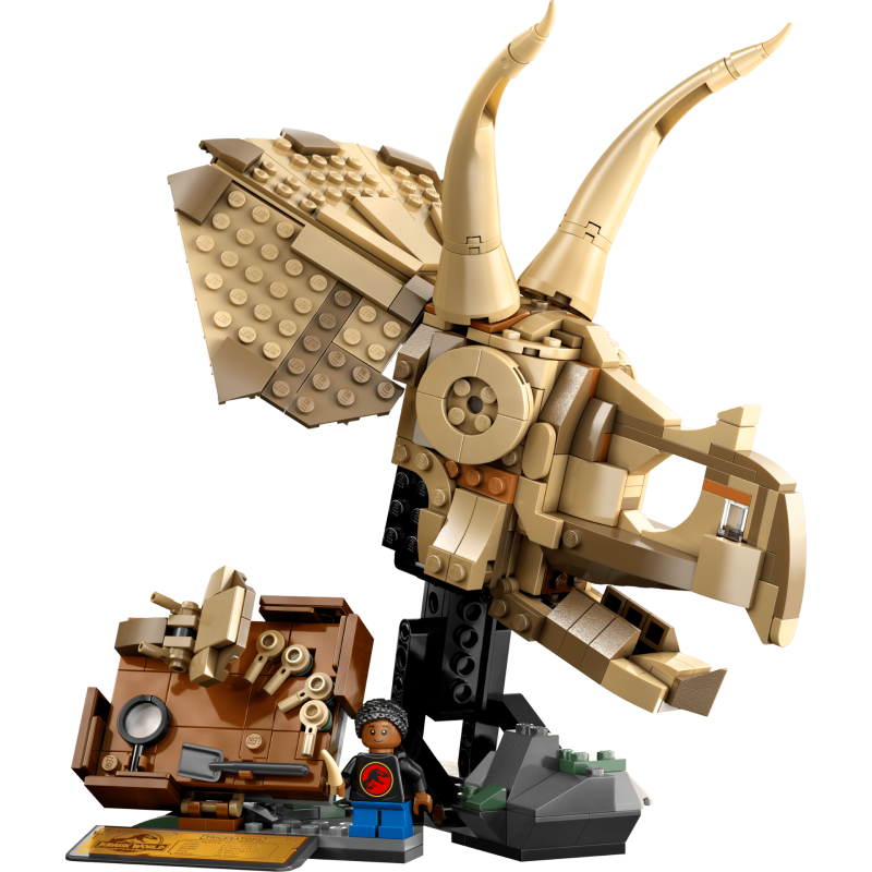 LEGO Jurassic World 76969 : Les fossiles de dinosaures : le crâne du tricératops