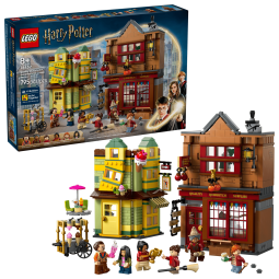 LEGO Harry Potter 76452 : Magasin d'accessoires de Quidditch et marchand de glaces