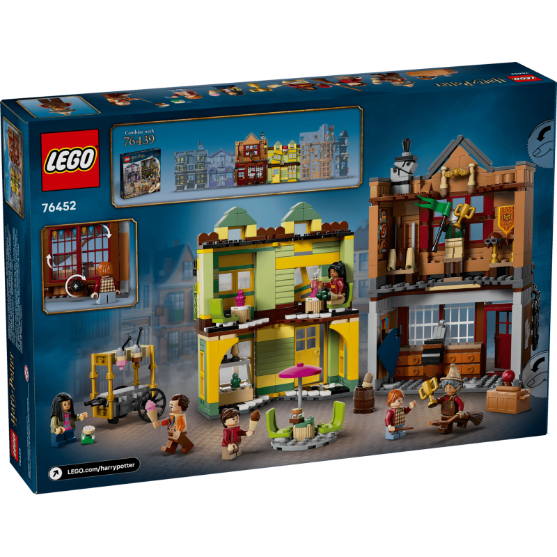 LEGO Harry Potter 76452 : Magasin d'accessoires de Quidditch et marchand de glaces