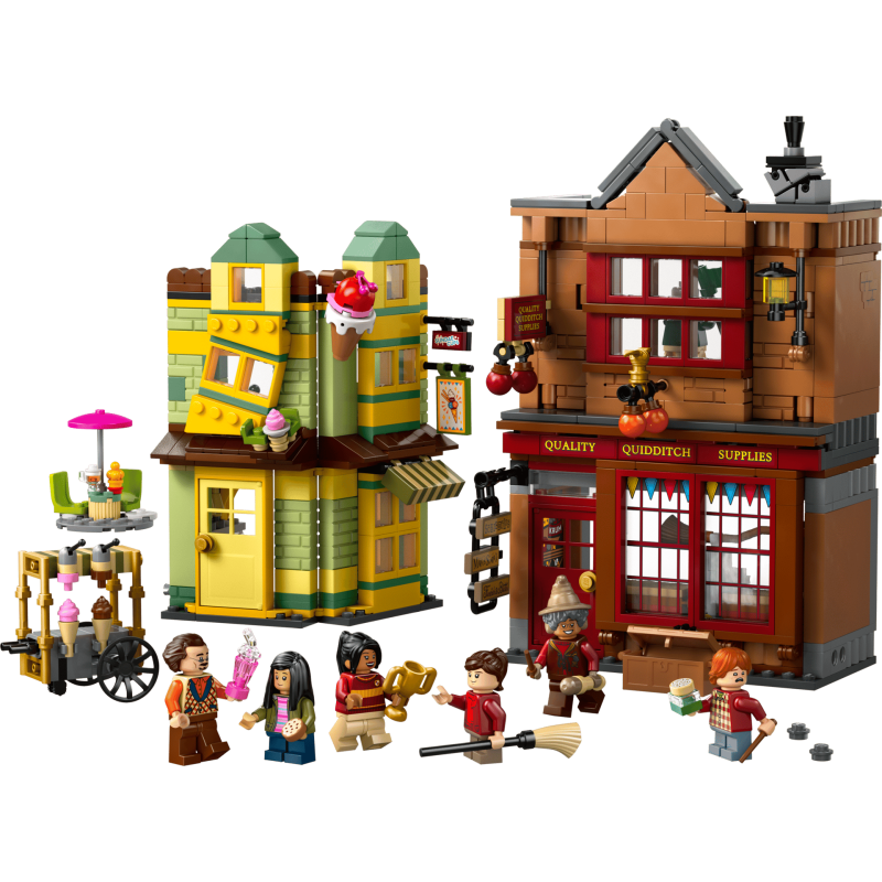 LEGO Harry Potter 76452 : Magasin d'accessoires de Quidditch et marchand de glaces