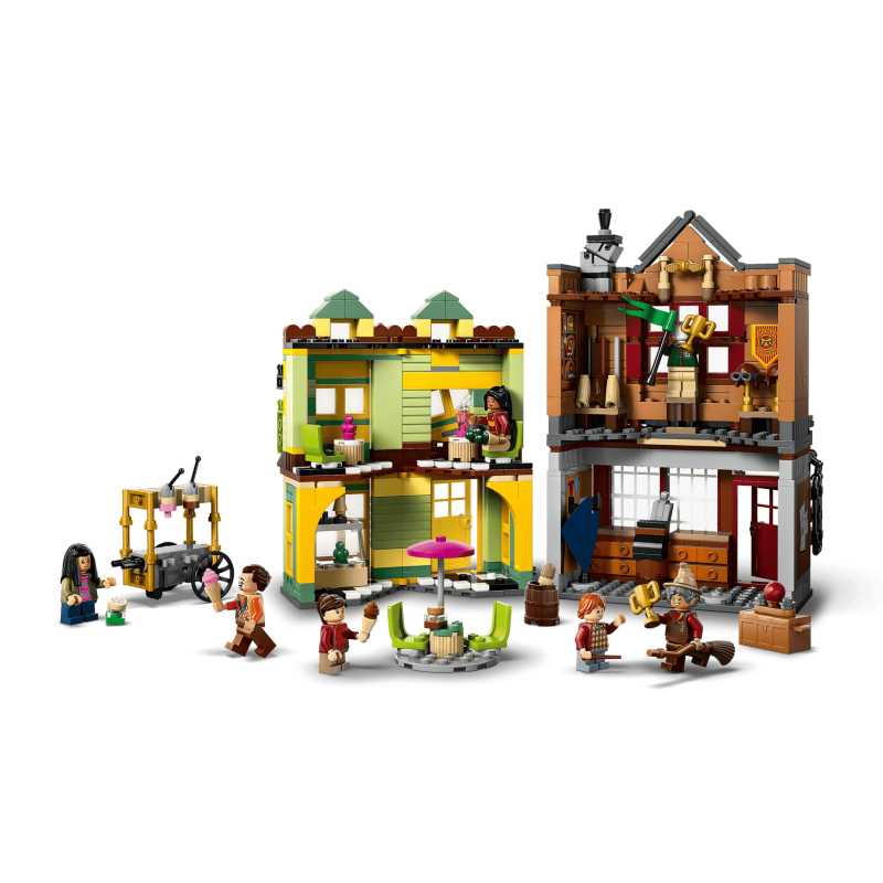 LEGO Harry Potter 76452 : Magasin d'accessoires de Quidditch et marchand de glaces