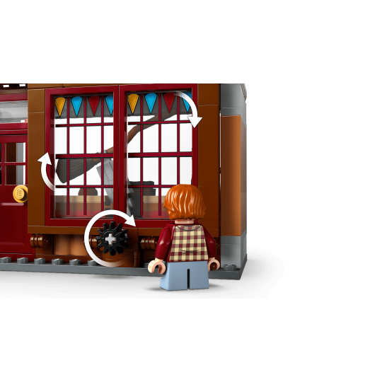 LEGO Harry Potter 76452 : Magasin d'accessoires de Quidditch et marchand de glaces