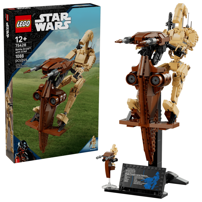 LEGO Star Wars 75428 : Droïde de combat sur son STAP