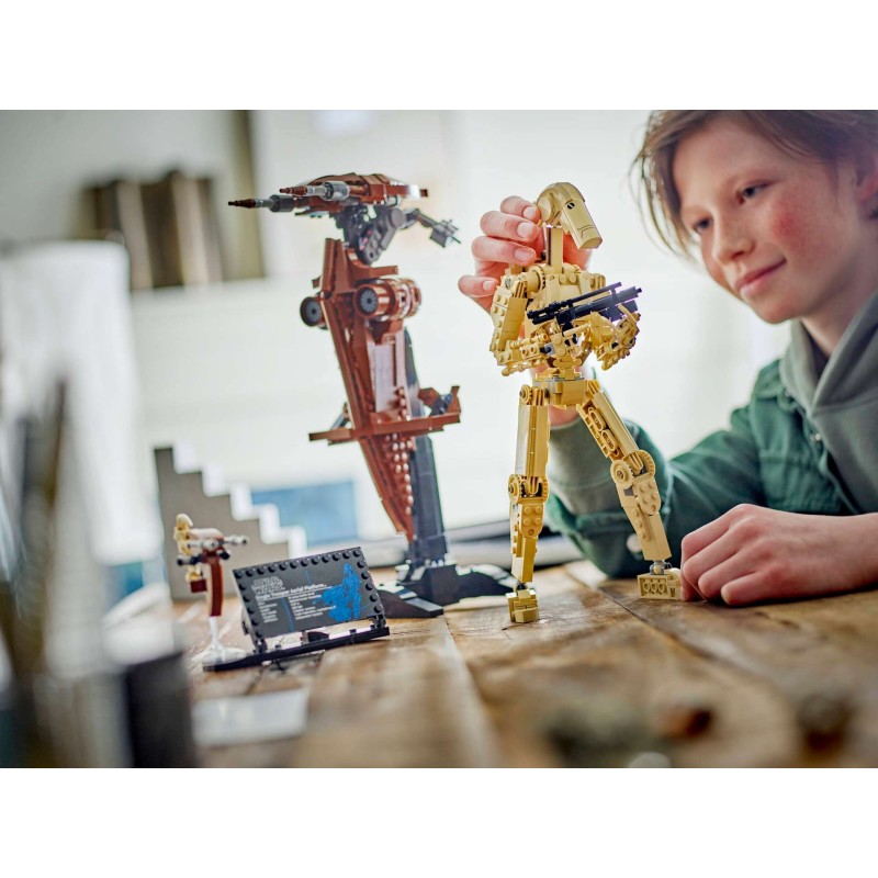 LEGO Star Wars 75428 : Droïde de combat sur son STAP