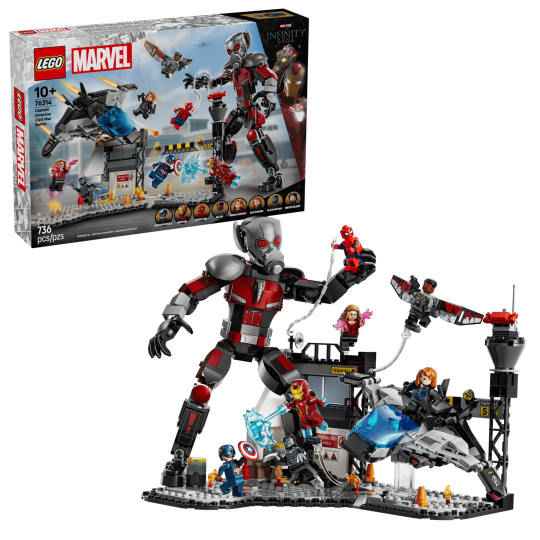 LEGO Marvel 76314 : Le combat de Captain America : Civil War