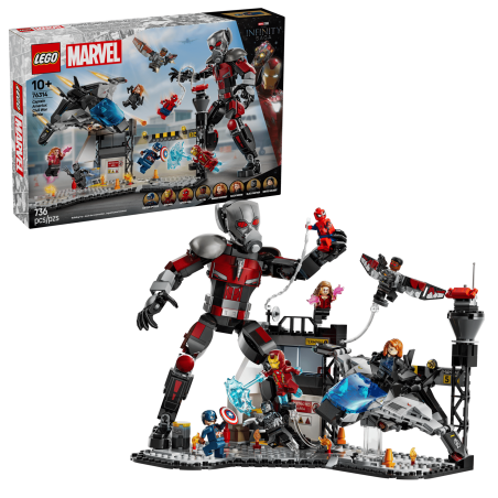 LEGO Marvel 76314 : Le combat de Captain America : Civil War