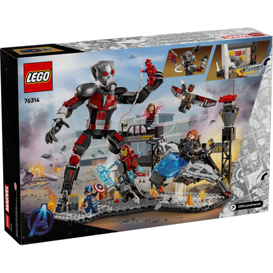 LEGO Marvel 76314 : Le combat de Captain America : Civil War