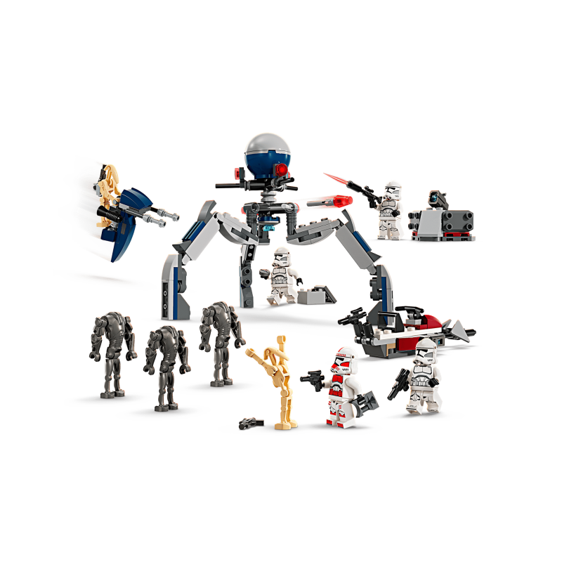 Lego Star Wars 75372 - Pack de combat des Clone Troopers et Droïdes de combat