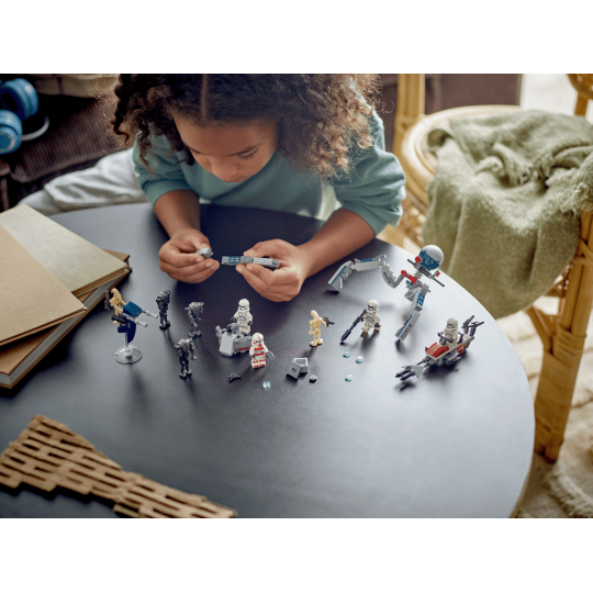 Lego Star Wars 75372 - Pack de combat des Clone Troopers et Droïdes de combat