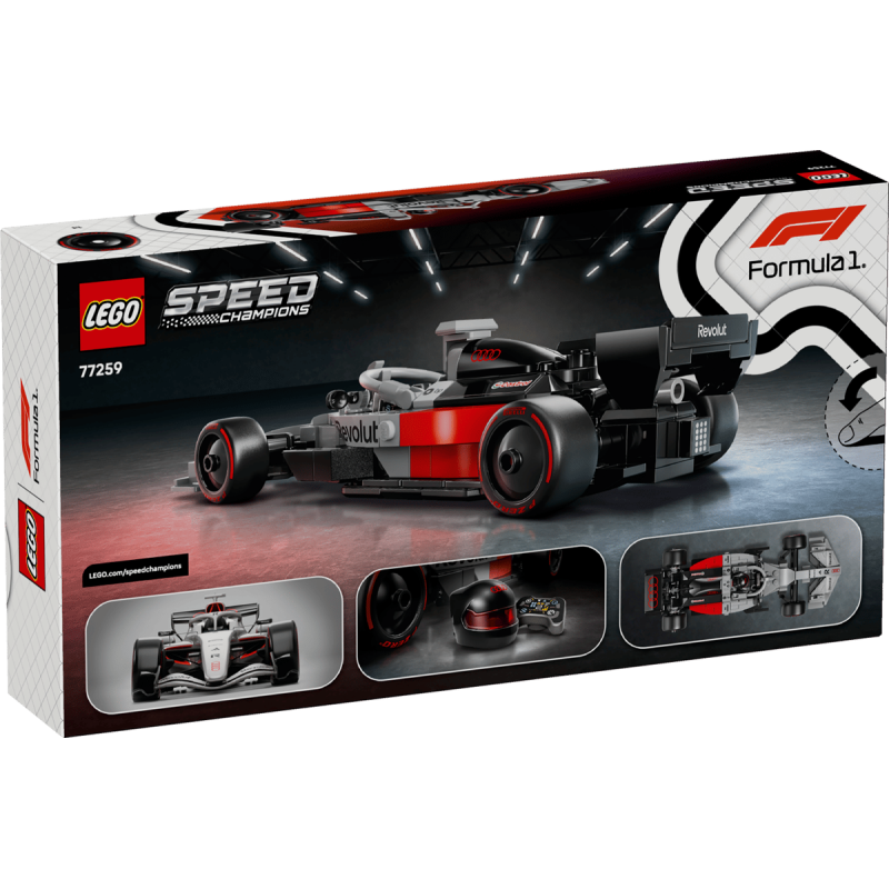 LEGO Speed Champions 77259 : Voiture de course Audi Revolut F1 Team R26