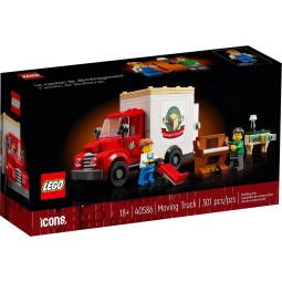 LEGO Icons 40586 Le Camion de Déménagement - Modèle Adulte & Meubles Rares (301 pcs)