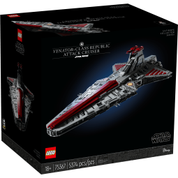 LEGO Star Wars UCS 75367 : Le croiseur d’assaut de classe Venator de la République (Ultimate Collector Series)
