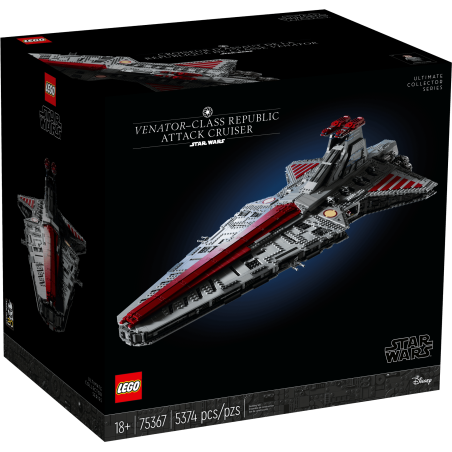 LEGO Star Wars UCS 75367 : Le croiseur d’assaut de classe Venator de la République (Ultimate Collector Series)