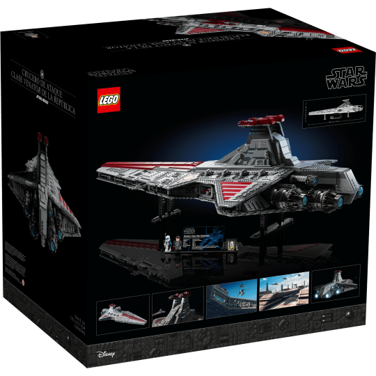 LEGO Star Wars UCS 75367 : Le croiseur d’assaut de classe Venator de la République (Ultimate Collector Series)