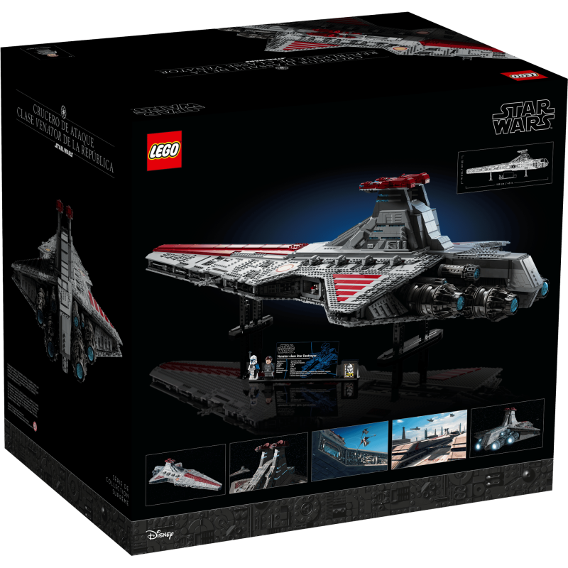 LEGO Star Wars UCS 75367 : Le croiseur d’assaut de classe Venator de la République (Ultimate Collector Series)