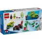 LEGO Marvel 11198 : Course-poursuite entre Spin et Electro en dino-véhicules
